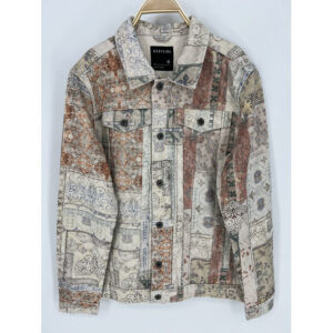 Artisan Patchwork Denim Jacket - Unique Design Masterpiece!