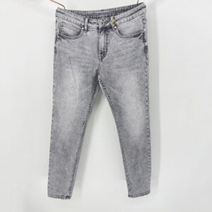 Stylish Grey Denim Jeans for Men – High-Quality Slim Fit Design