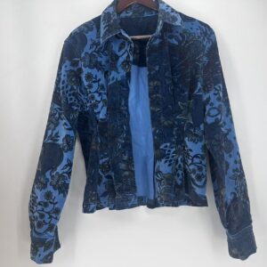 Corduroy Printed Top – Vintage Charm with a Modern Twist